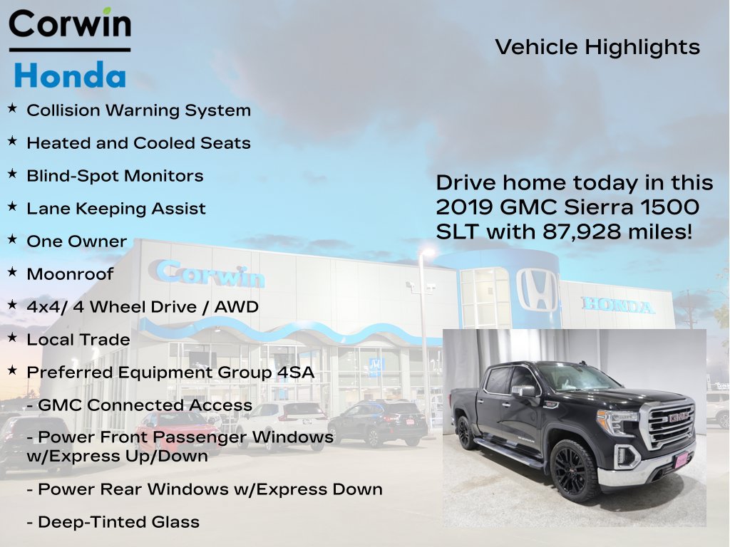 Used 2019 GMC Sierra 1500 SLT w/ SLT Premium Plus Package AWD/4WD image 7