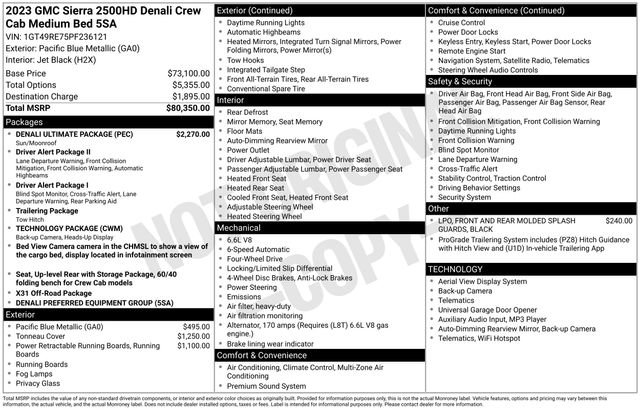 Used 2023 GMC Sierra 2500 Denali w/ Denali Ultimate Package video 2