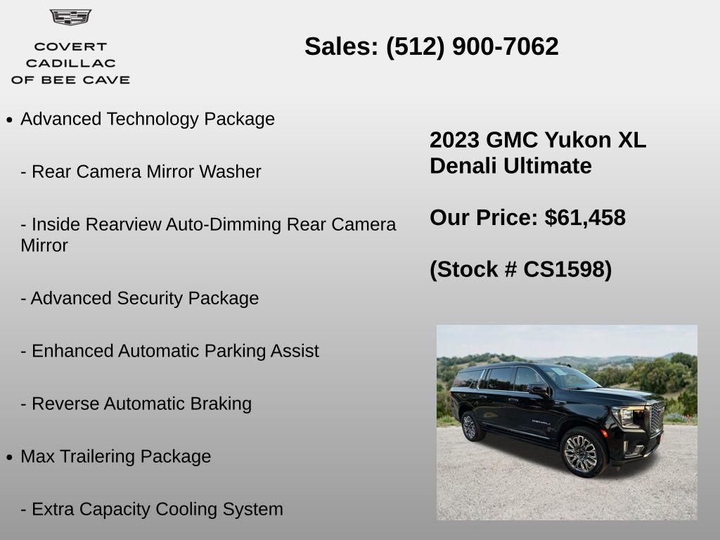 Used 2023 GMC Yukon XL Denali Ultimate AWD/4WD image 6