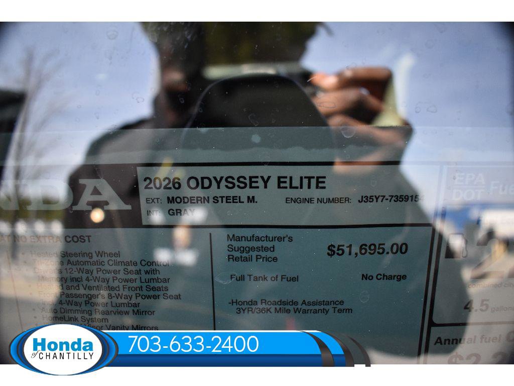 New 2026 Honda Odyssey Touring image 40