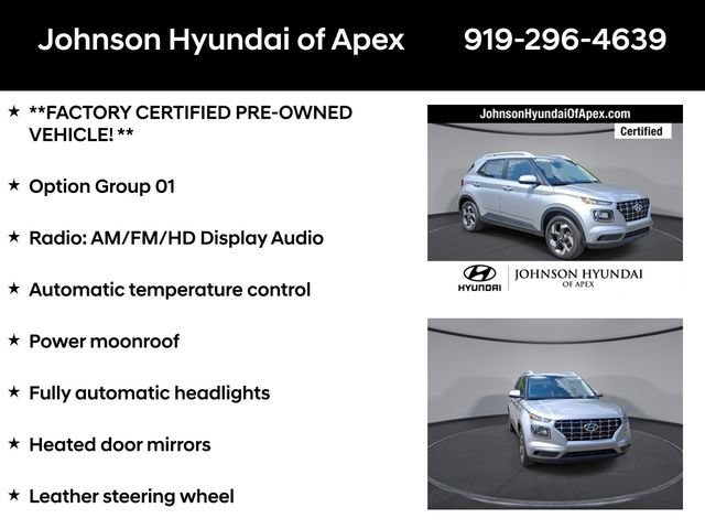 Certified 2026 Hyundai Venue SEL FWD image 6