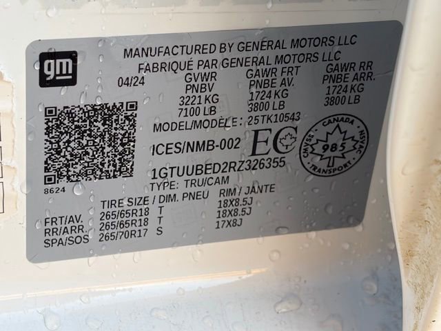 Used 2024 GMC Sierra 1500 SLE w/ X31 Off-Road Package image 33