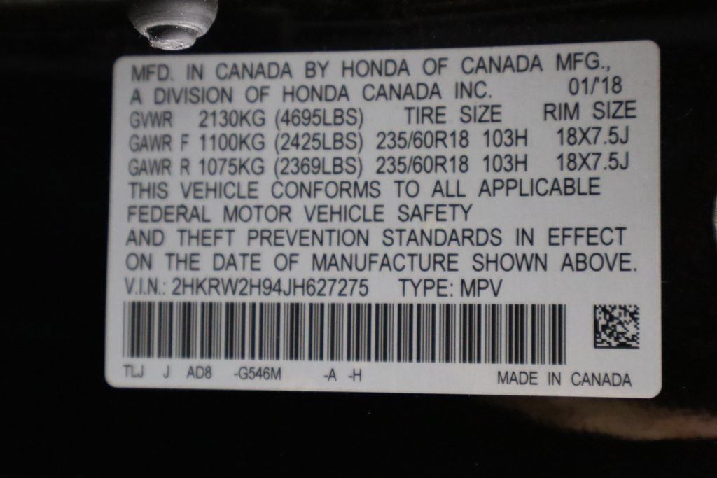 Used 2018 Honda CR-V Touring image 40