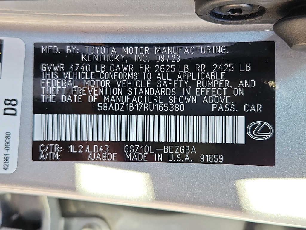 Used 2024 Lexus ES 350 w/ Premium Package FWD image 28