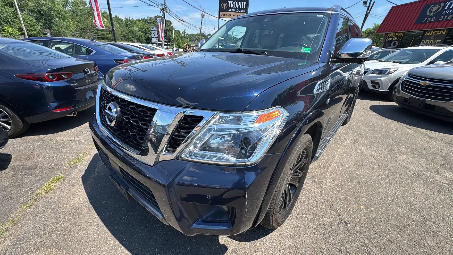 Used 2019 Nissan Armada Platinum w/ Interior Lighting Package AWD/4WD image 1