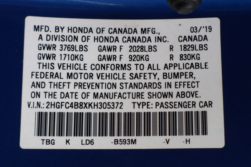 Used 2019 Honda Civic Sport image 46