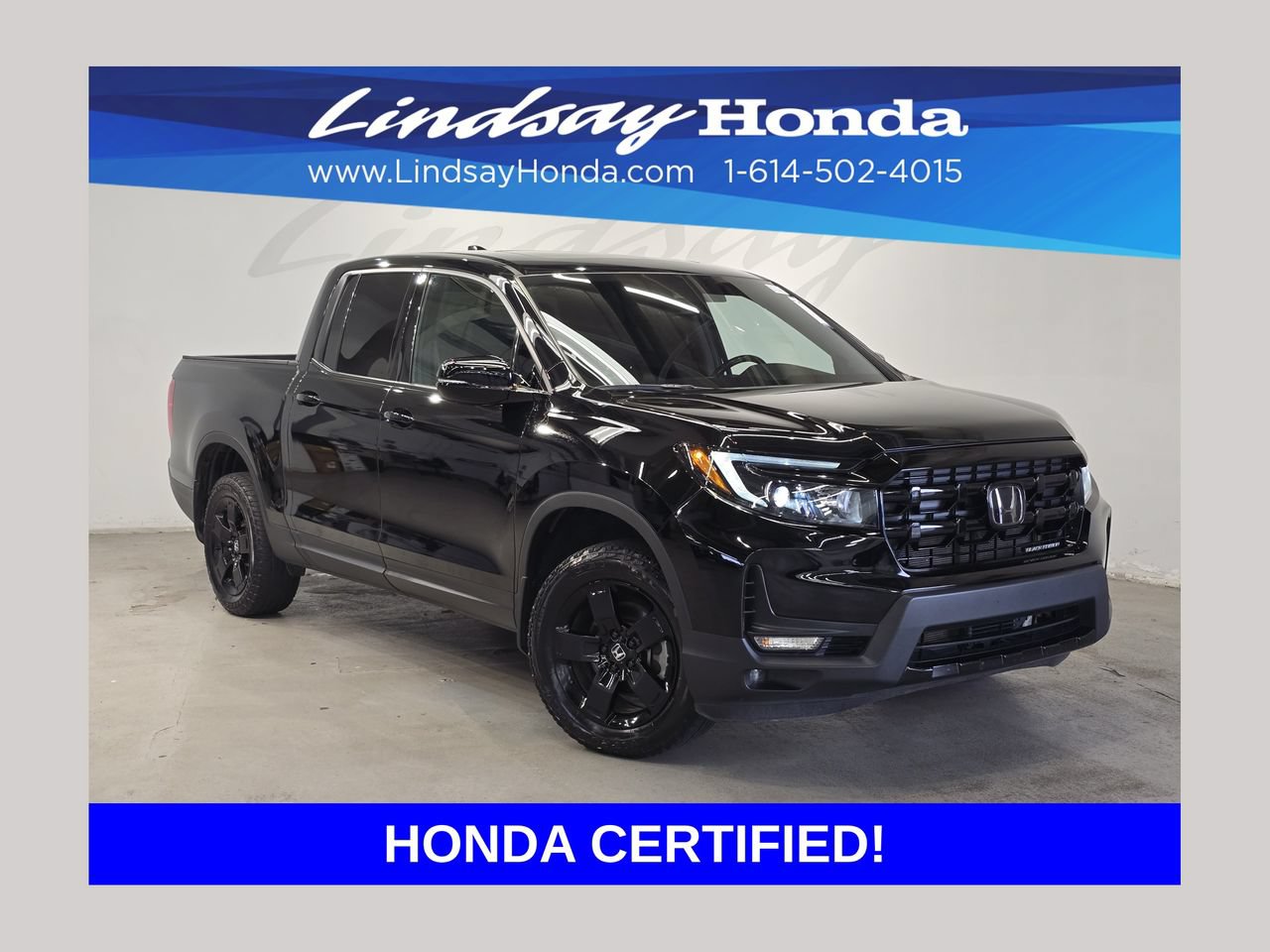 Certified 2025 Honda Ridgeline Black Edition