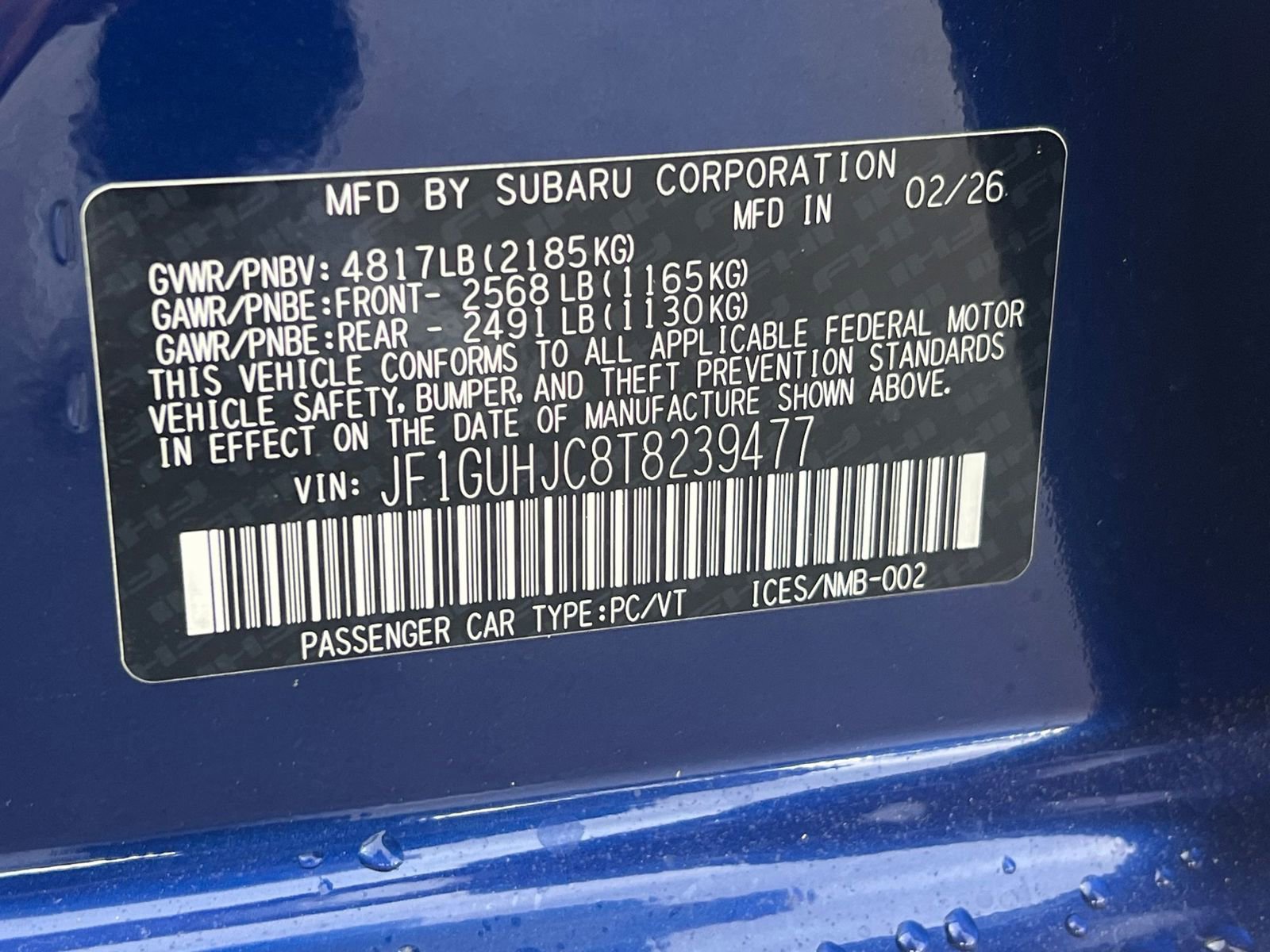 New 2026 Subaru Impreza RS image 15