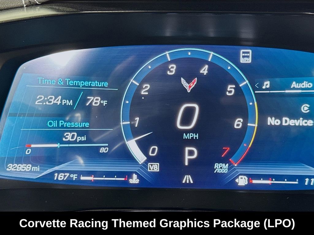 Used 2023 Chevrolet Corvette Stingray Preferred Cpe w/ Z51 Performance Package RWD image 16