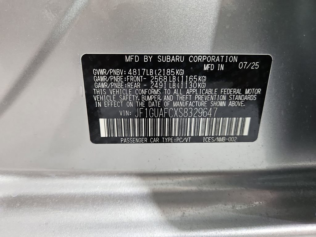 New 2025 Subaru Impreza 2.0i Sport image 29