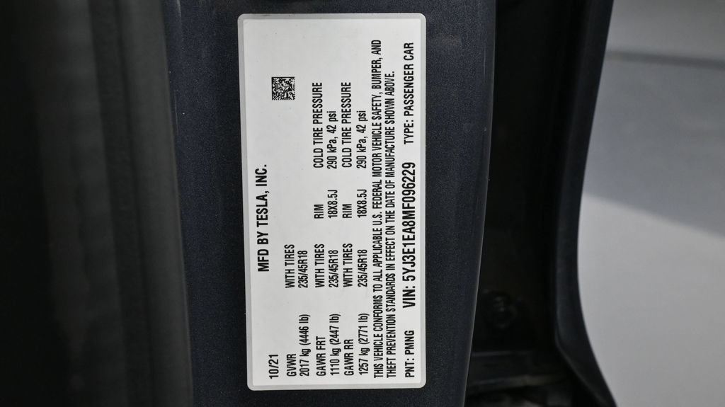 Used 2021 Tesla Model 3 Standard Range Plus RWD image 23