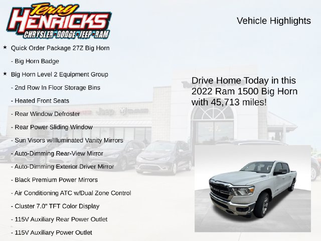 Used 2022 RAM 1500 Big Horn AWD/4WD image 4