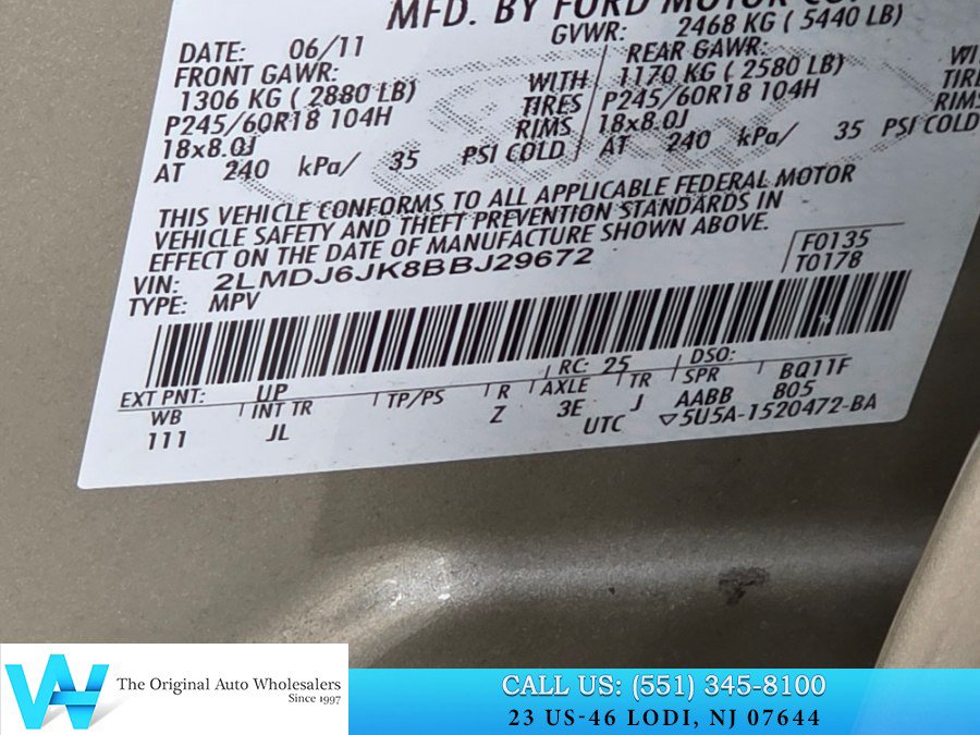 Used 2011 Lincoln MKX 2WD image 25