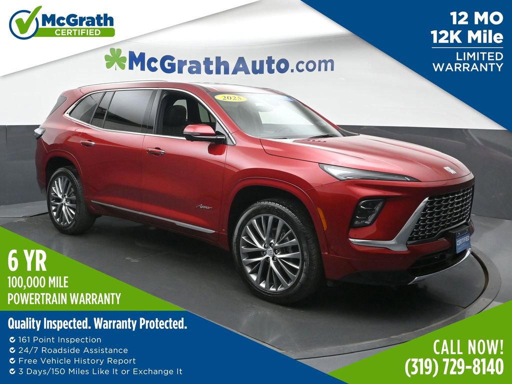 Certified 2025 Buick Enclave Avenir w/ Super Cruise Package