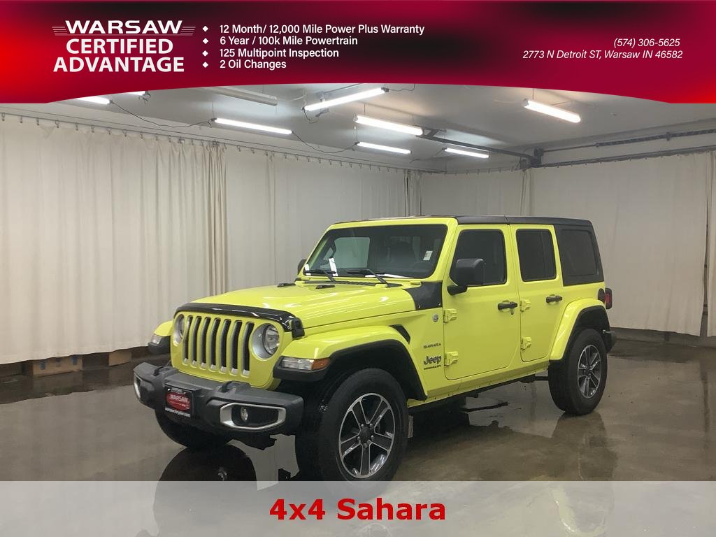 Used 2023 Jeep Wrangler Unlimited Sahara AWD/4WD video 1