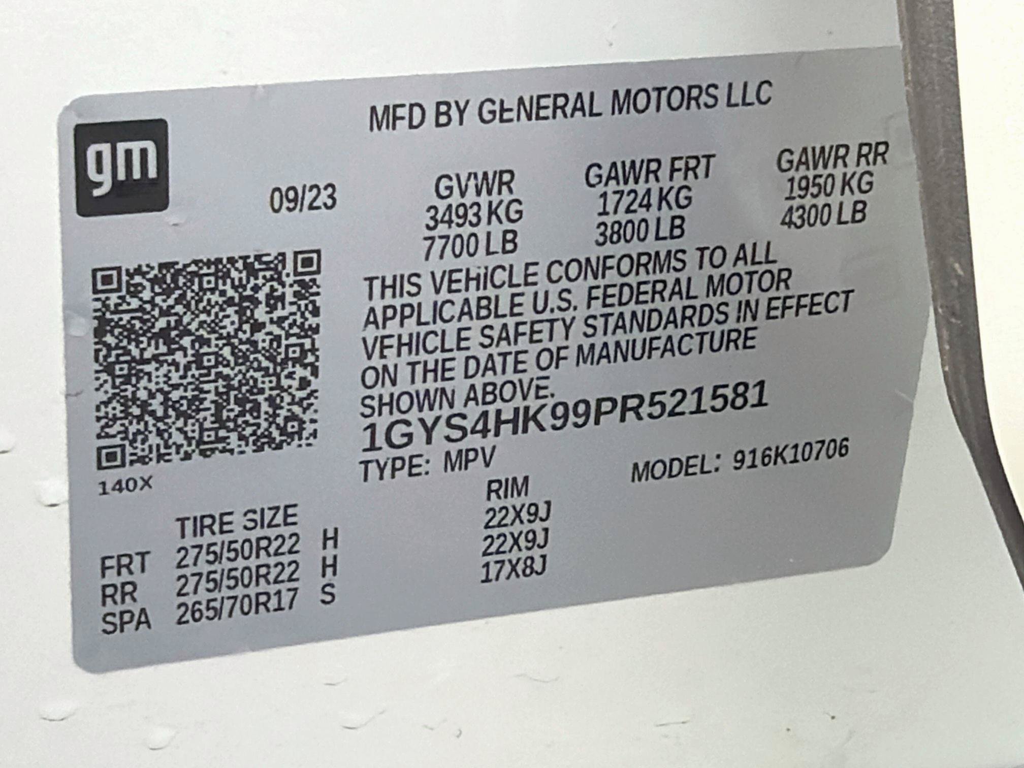Certified 2023 Cadillac Escalade V w/ LPO, Floor Liner Package AWD/4WD image 36