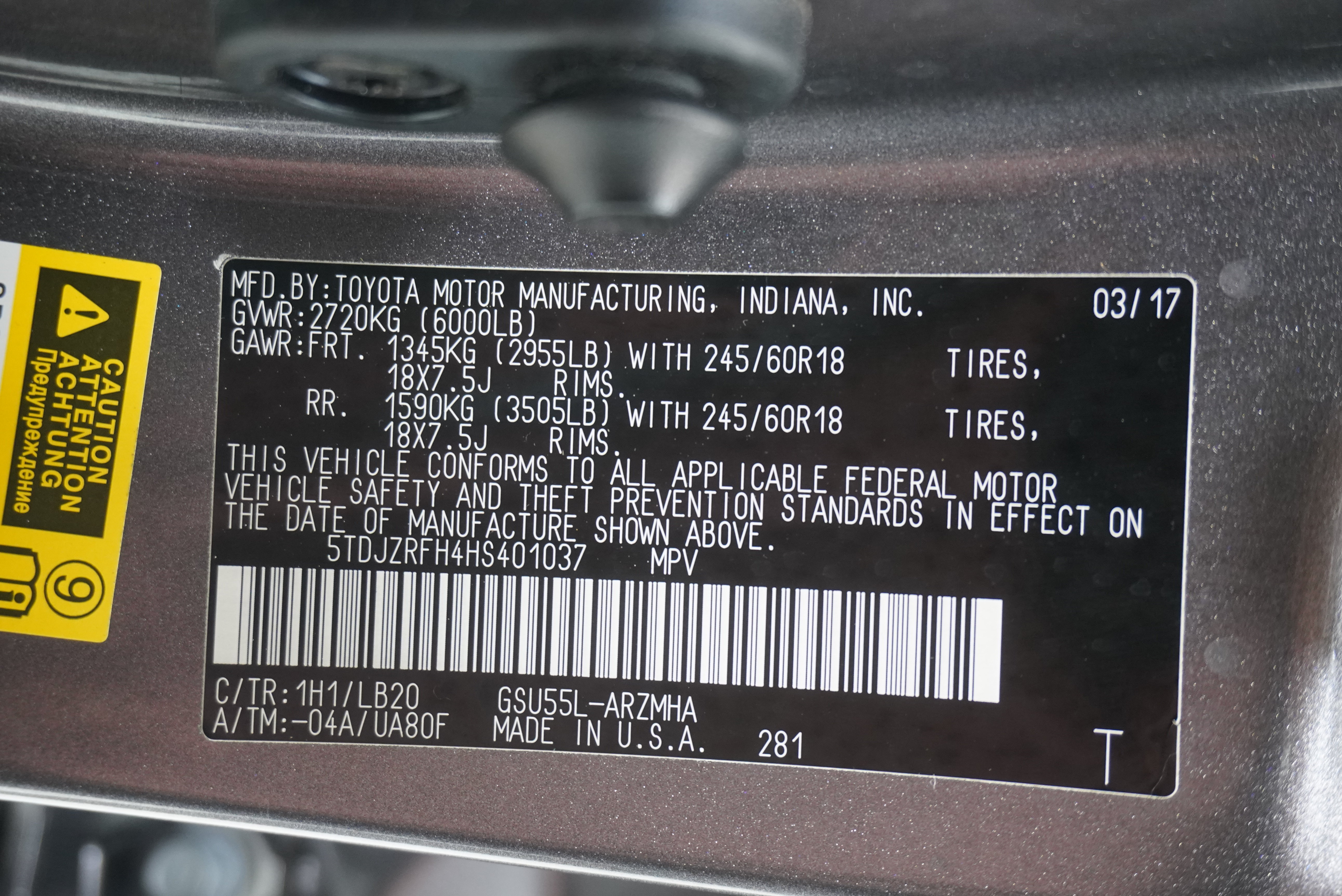 Used 2017 Toyota Highlander XLE AWD/4WD image 33