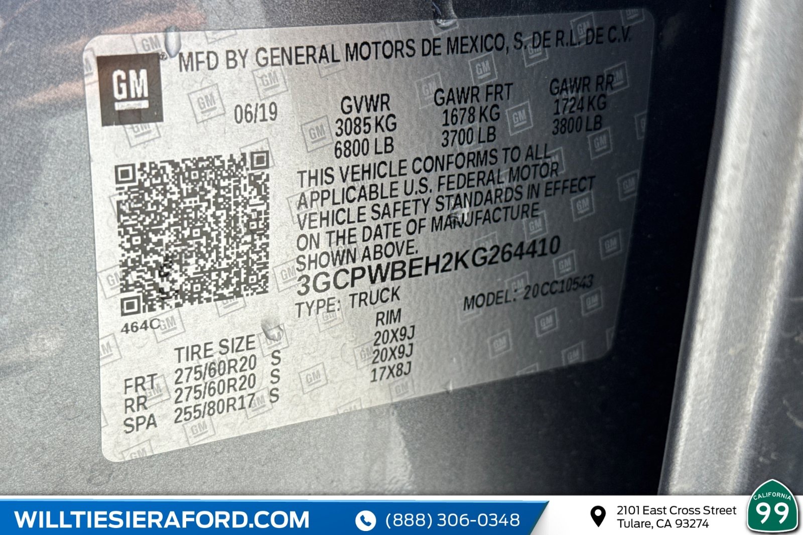 Used 2019 Chevrolet Silverado 1500 Custom w/ Trailering Package image 13