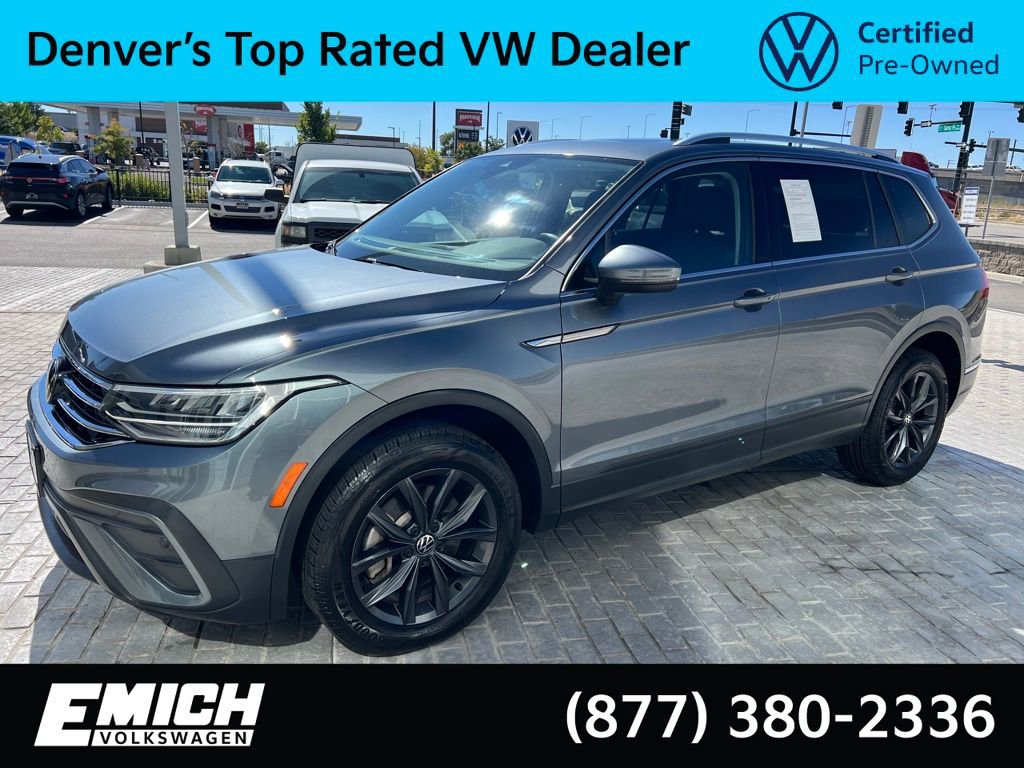 Certified 2022 Volkswagen Tiguan SE w/ Panoramic Sunroof Package