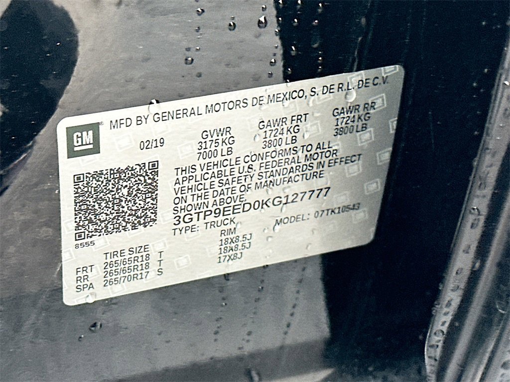 Used 2019 GMC Sierra 1500 AT4 w/ AT4 Premium Package image 27