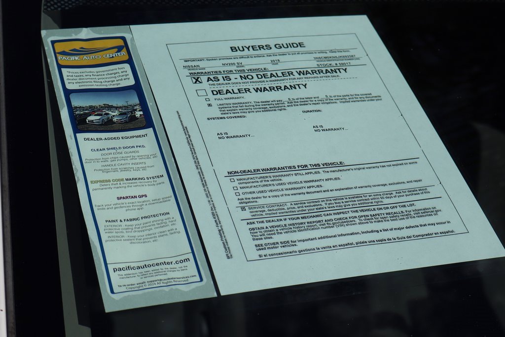 Used 2018 Nissan NV200 S w/ Cruise Control Package image 41