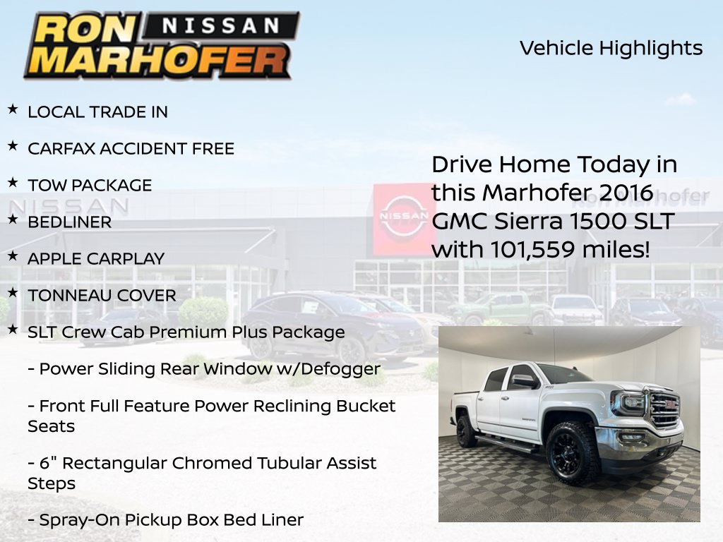 Used 2016 GMC Sierra 1500 SLT AWD/4WD image 15