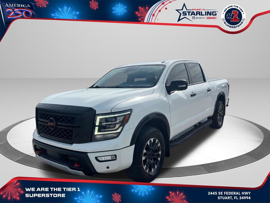 Used 2021 Nissan Titan PRO-4X w/ Pro-4x Convenience Package AWD/4WD image 1
