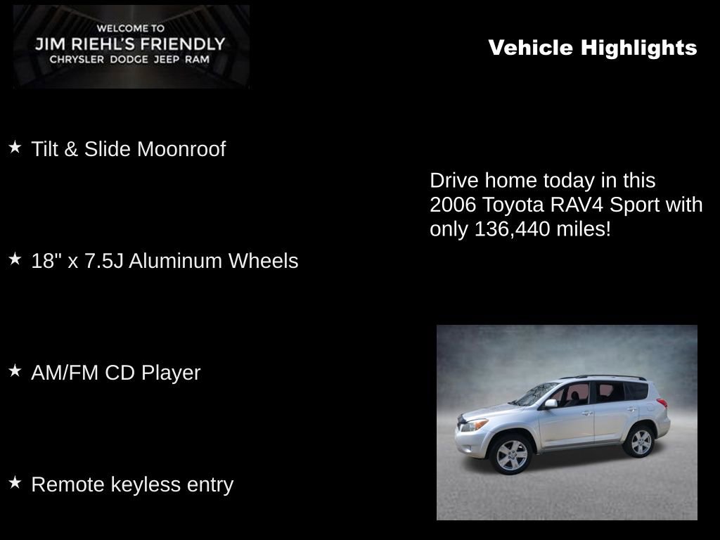 Used 2006 Toyota RAV4 Sport image 5