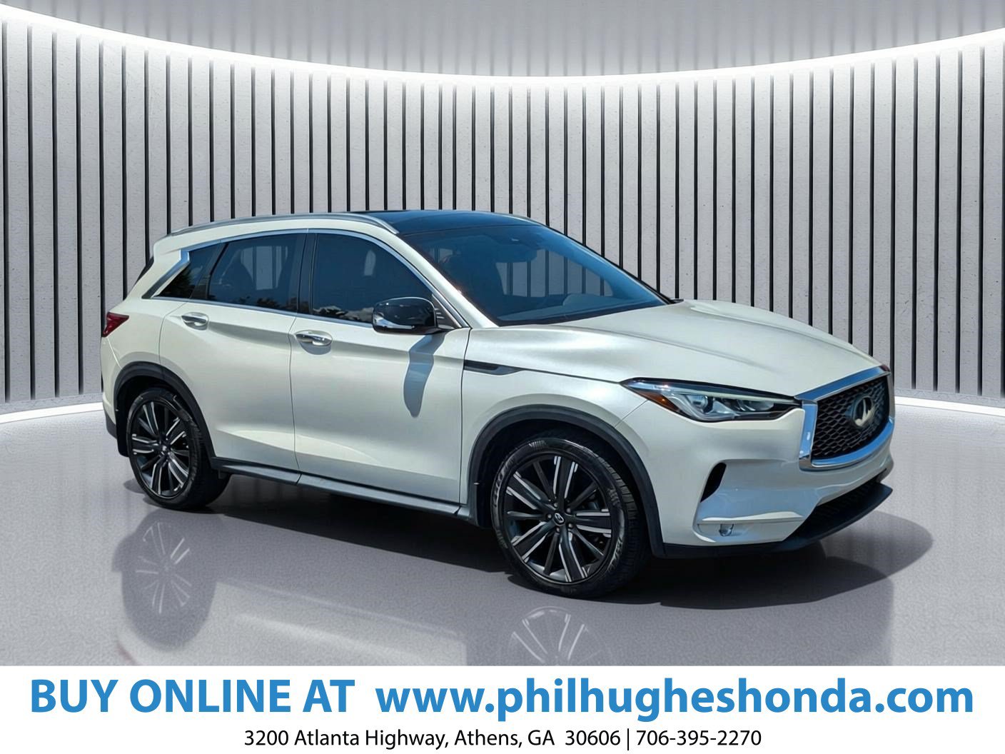 Used 2021 INFINITI QX50 Luxe w/ Appearance Package FWD video 1