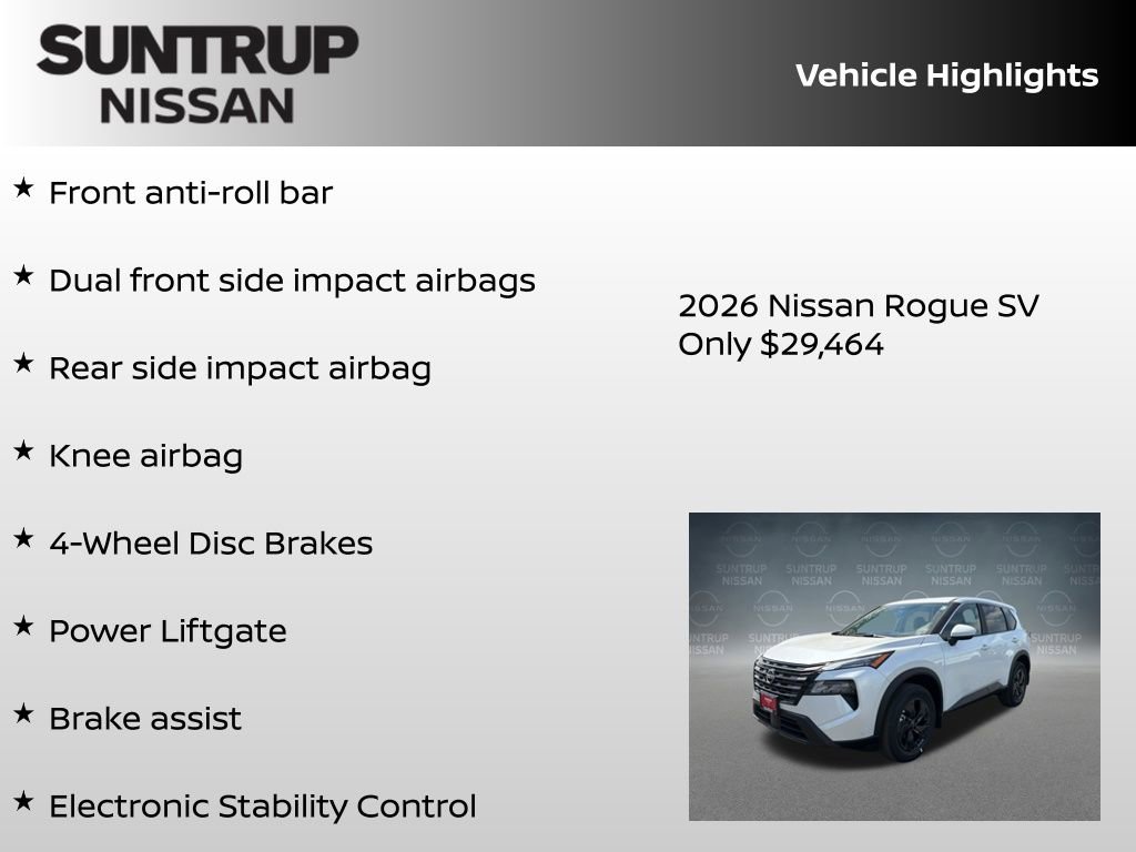 New 2026 Nissan Rogue SV AWD/4WD image 23