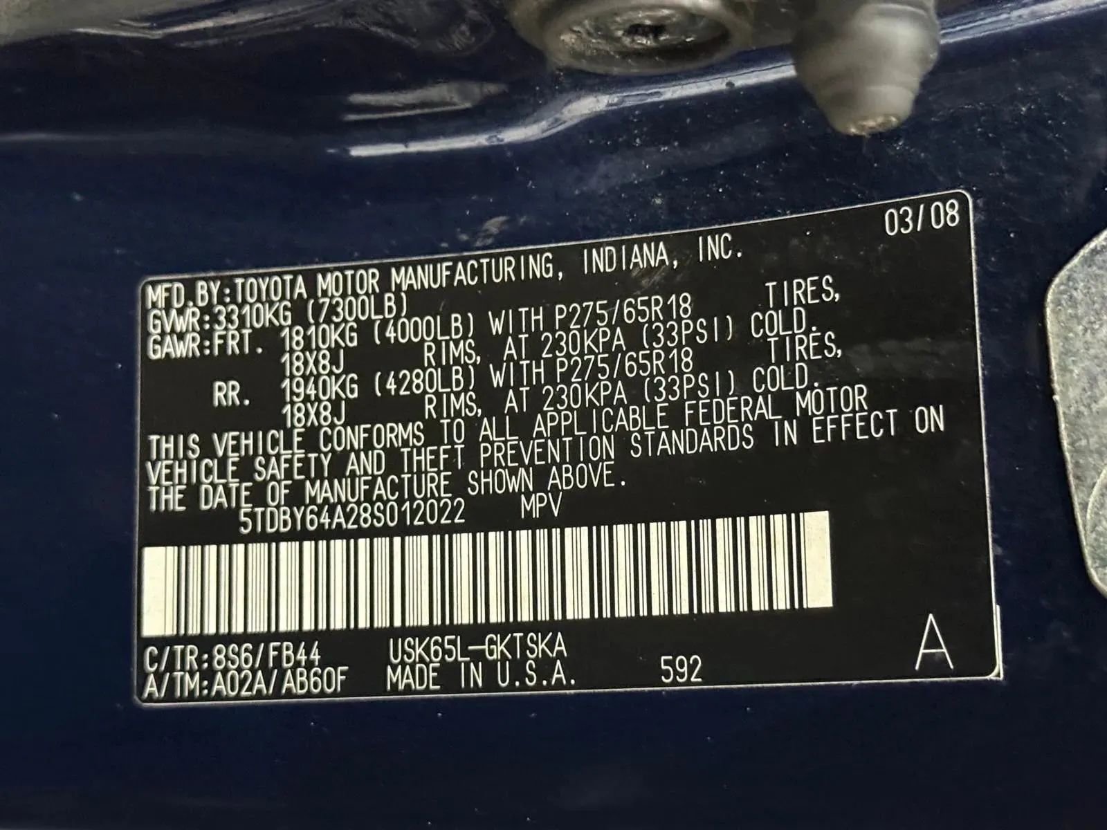 Used 2008 Toyota Sequoia SR5 image 42