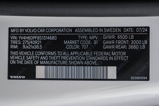 New 2025 Volvo XC90 T8 Ultra w/ Protection Package Premier image 35