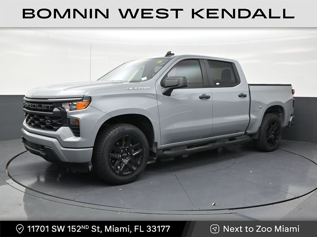 Used 2025 Chevrolet Silverado 1500 Custom w/ Turbomax Blackout Package