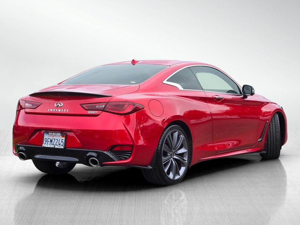 Used 2022 INFINITI Q60 Red Sport 400 w/ Carbon Fiber Package RWD image 4