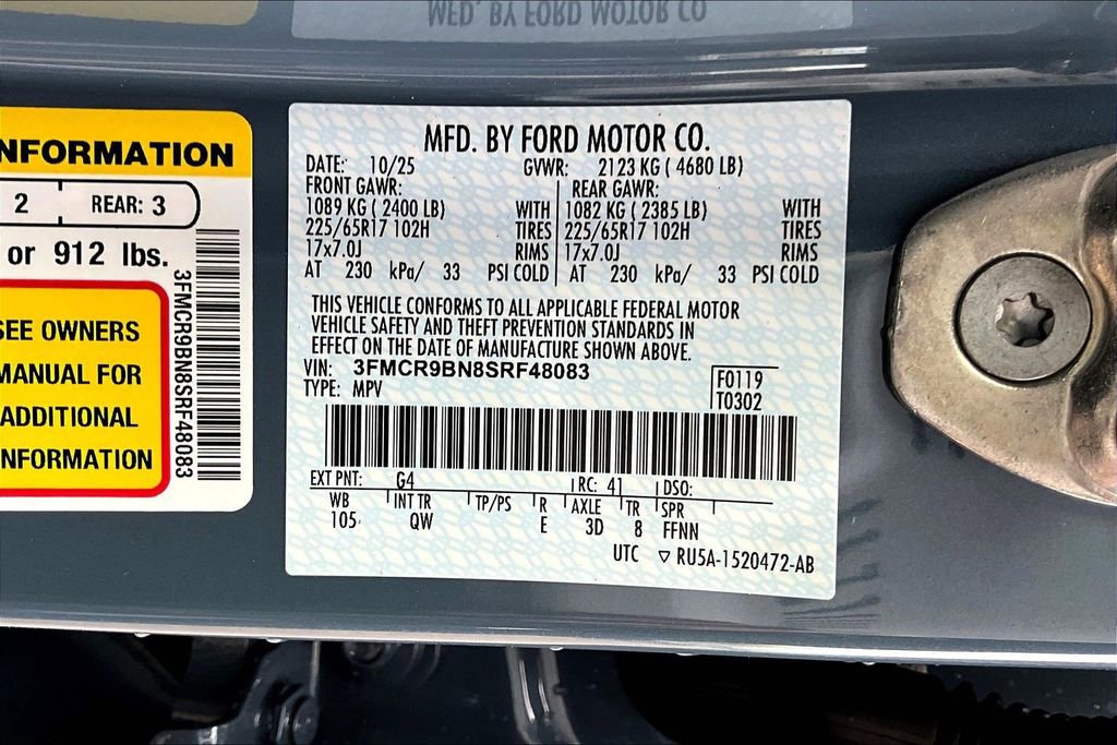 New 2025 Ford Bronco Sport Big Bend image 14