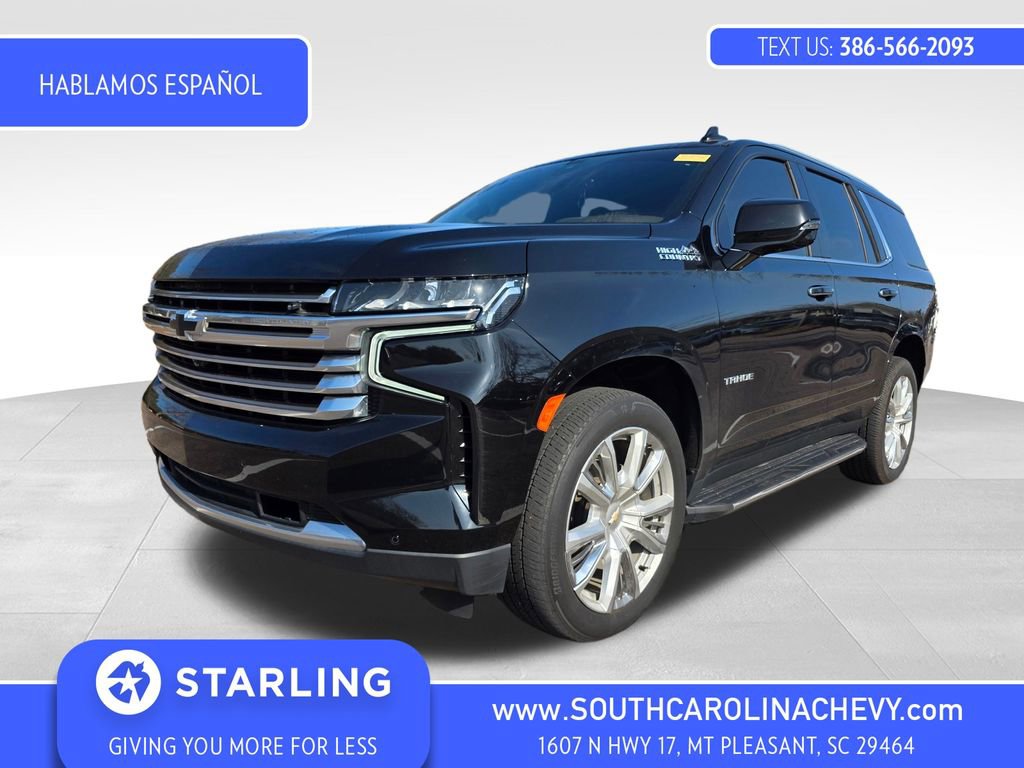 Used 2021 Chevrolet Tahoe High Country