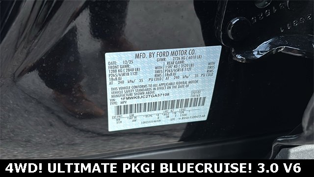 New 2026 Ford Explorer Tremor w/ Tremor Ultimate Package image 34