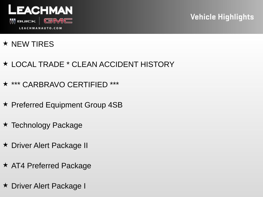Certified 2021 GMC Sierra 1500 AT4 w/ AT4 Value Package AWD/4WD image 7