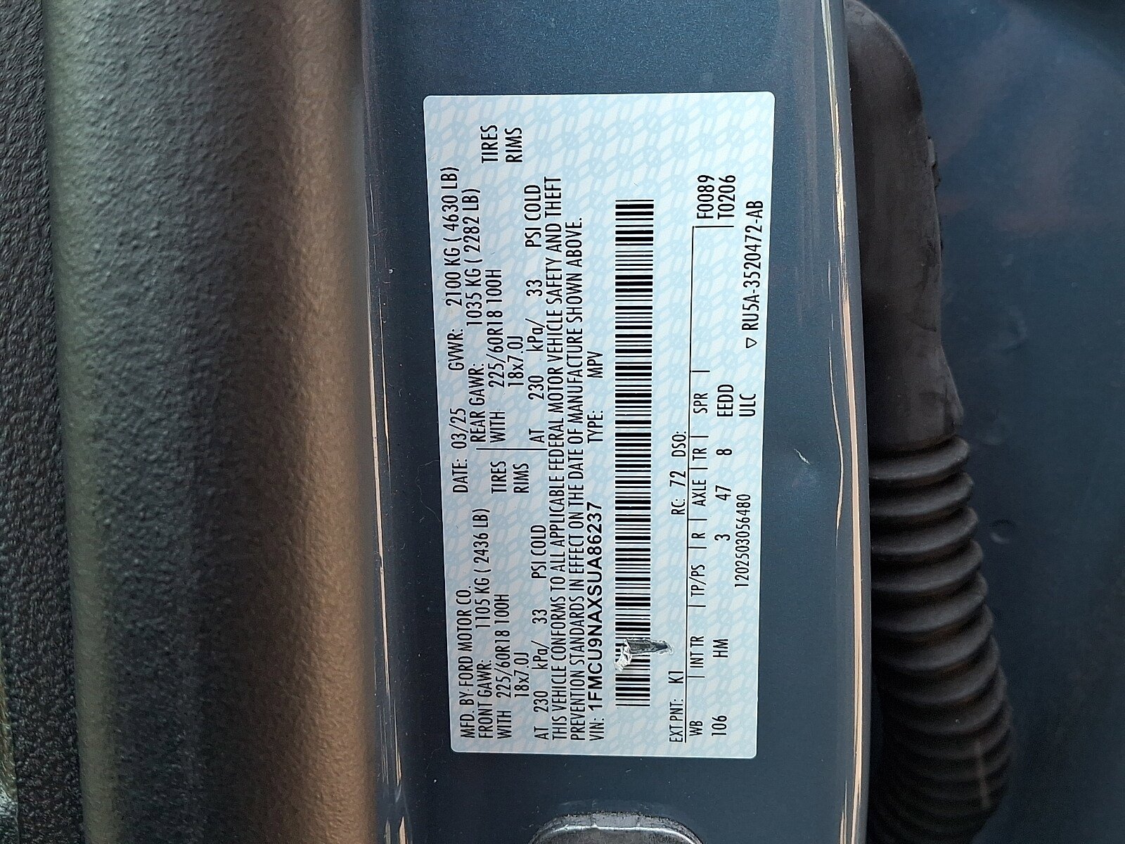 Used 2025 Ford Escape ST-Line Select AWD/4WD image 26