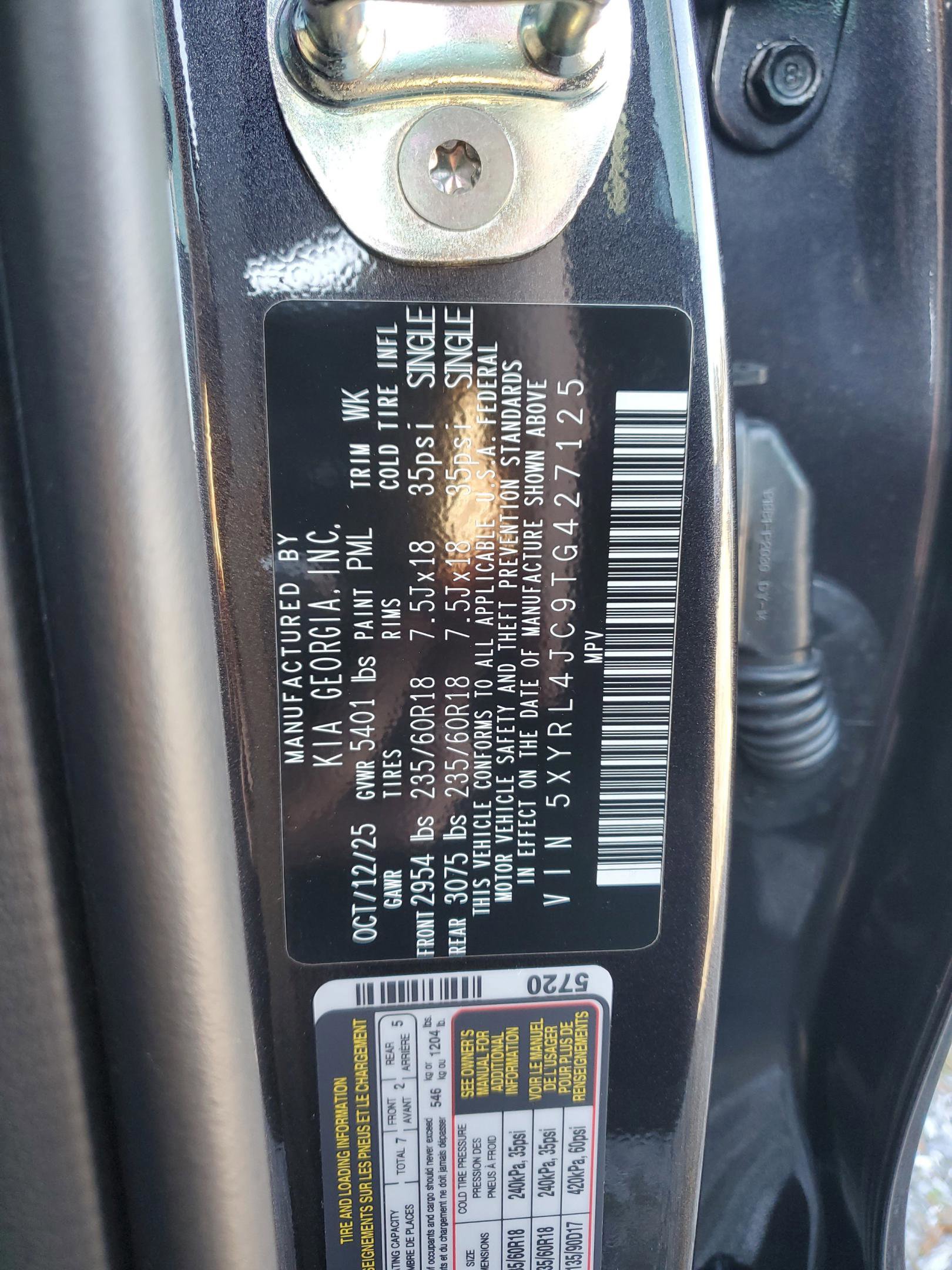 New 2026 Kia Sorento S FWD image 32