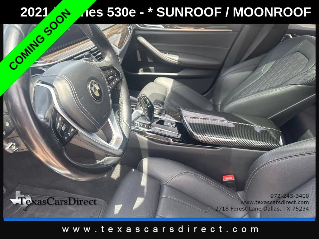 Used 2021 BMW 530e w/ Parking Assistance Package RWD image 7