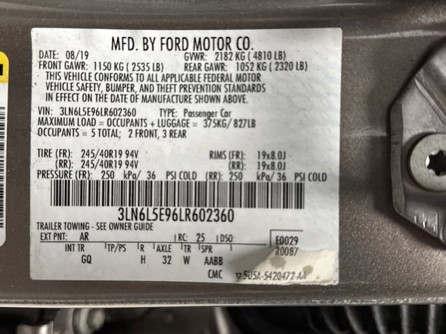 Used 2020 Lincoln MKZ Reserve w/ Luxury Package image 39