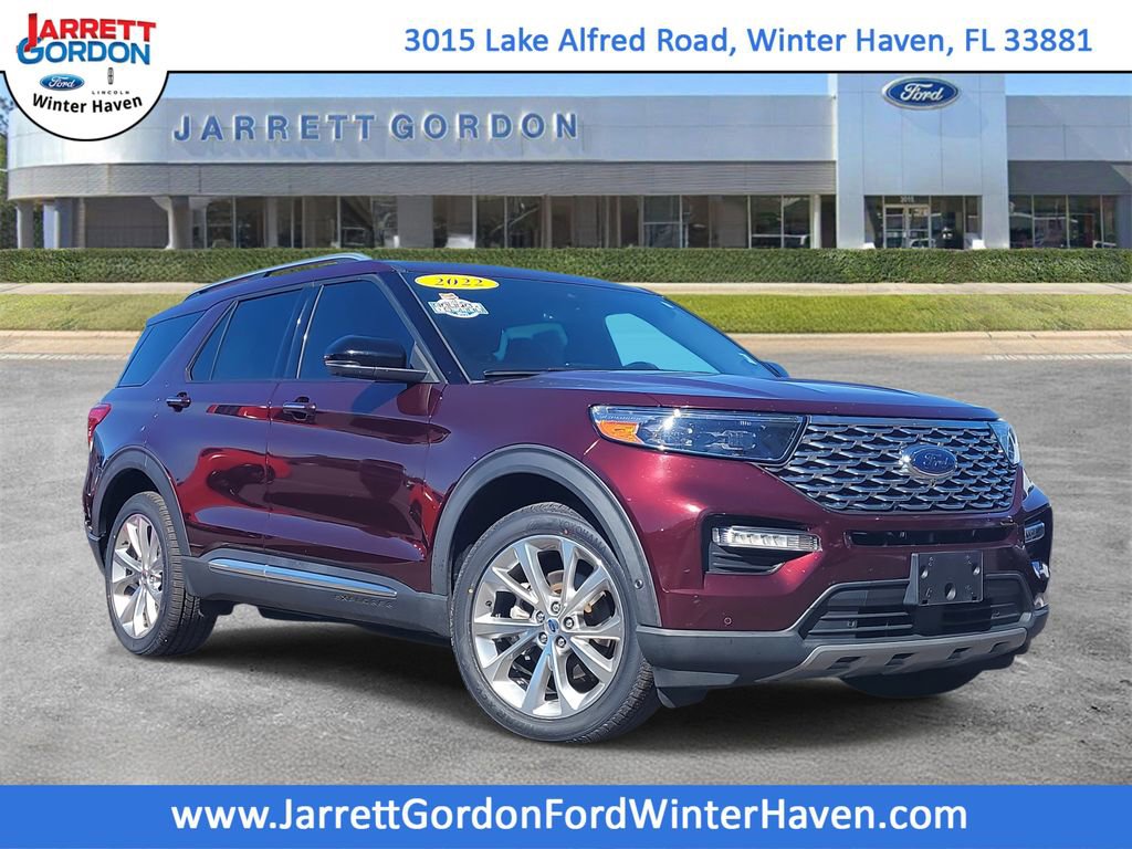 Certified 2022 Ford Explorer Platinum w/ Equipment Group 601A AWD/4WD image 1