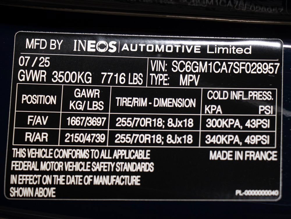 New 2025 INEOS Grenadier Station Wagon AWD/4WD image 23