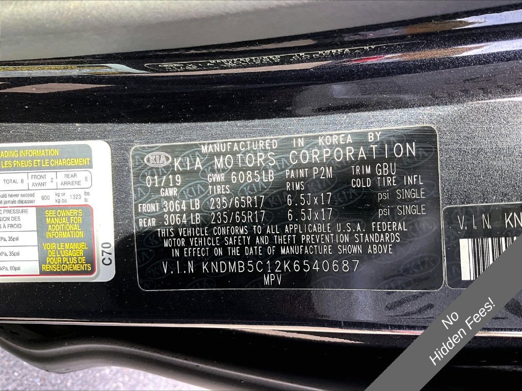 Used 2019 Kia Sedona LX FWD image 26