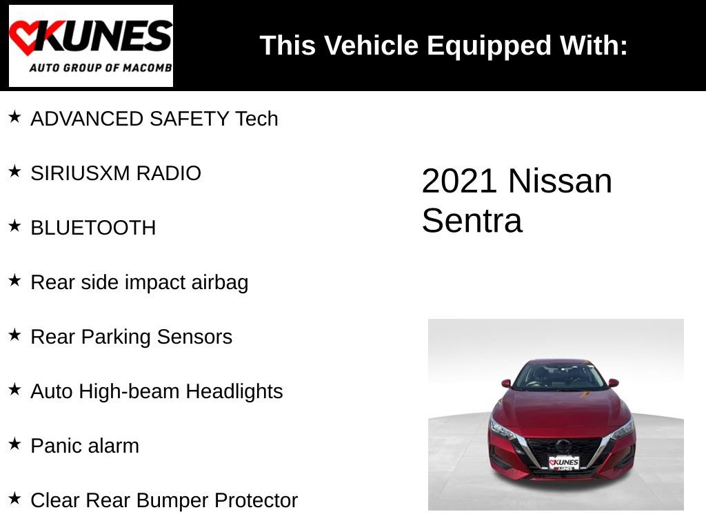 Used 2021 Nissan Sentra SV image 3