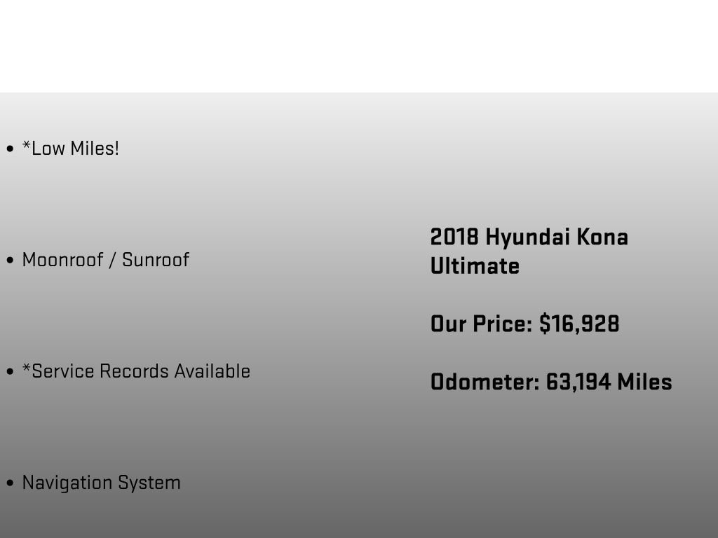 Used 2018 Hyundai Kona Ultimate AWD/4WD image 12