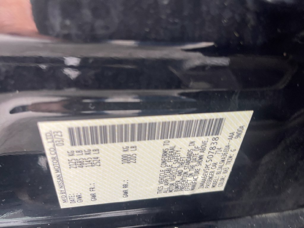 Certified 2023 Nissan Maxima SR w/ Sport Mat Group FWD image 30