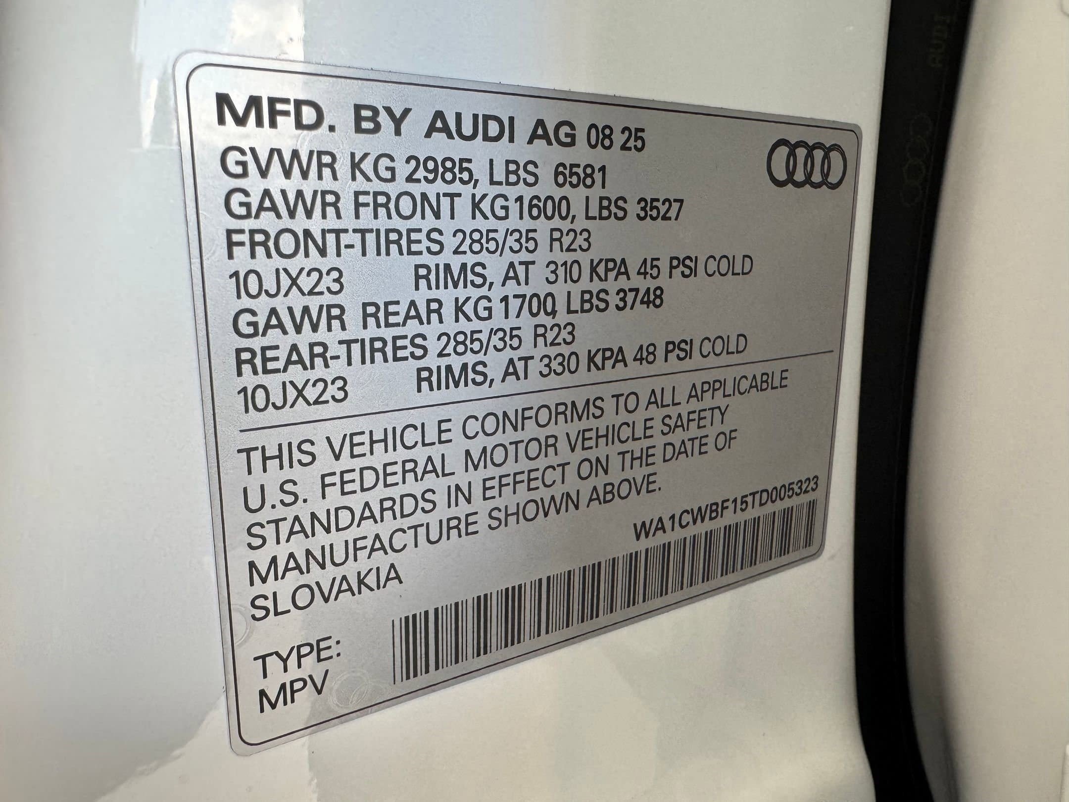 New 2026 Audi SQ8 Prestige image 20