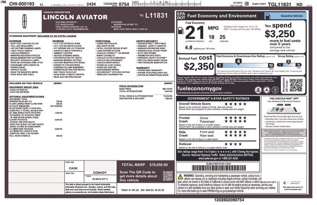 New 2026 Lincoln Aviator Reserve w/ Luxury Package image 4